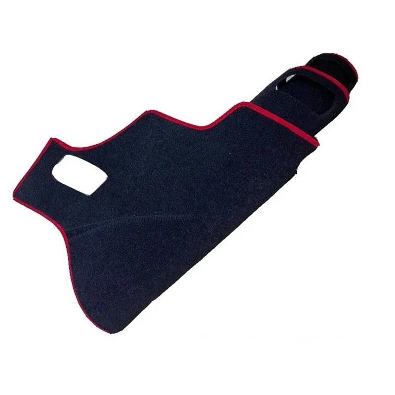 Mittelkonsole Matte Für Peugeot Für Gt 5008 3008 2017-2020 Auto Armaturenbrett Abdeckung Matte Pad Dashmat Vermeiden Licht Pad Sonnenschutz Instrument Panel Teppiche Armaturenbrett Matte(LHD Red Side) von Vvhabpm