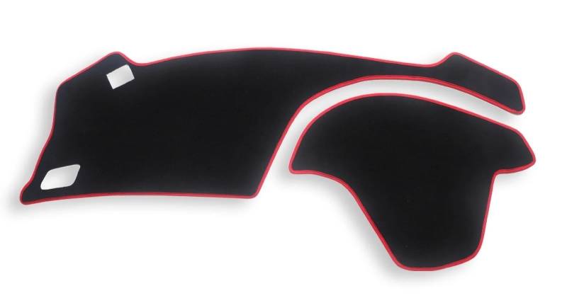 Mittelkonsole Matte Für S660 Auto Dashboard Matte Zubehör Anti-Slip Dashmat Dash Matte Sonnenschirm Schutz Pad Teppich Armaturenbrett Matte(Right Rudder RED) von Vvhabpm