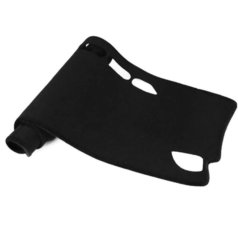 Mittelkonsole Matte Für Taurus 2015 2016 2017 2018 2019 2-lagige Polyester-Armaturenbrettabdeckung Für Linkslenker Armaturenbrettmatte, Sonnenschutzpad, Kühlung Armaturenbrett Matte(Black) von Vvhabpm