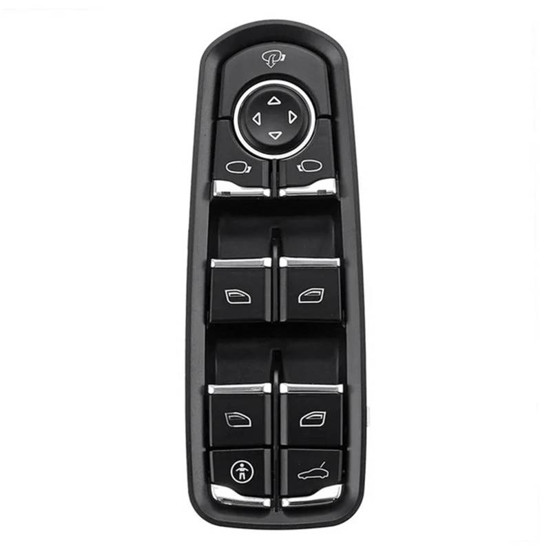 Power Fensterheber Vorne LH RH Fahrer Power Master Fenster Control Schalter Regler Heber Taste 7PP959858RDML Für Panamera Für Cayenne Für Macan Fensterheber Schalter(with Child Lock) von Vvhabpm