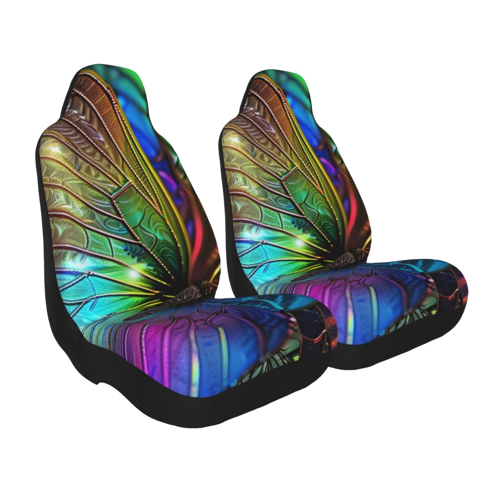 Vvtdesa Bunte Autositzbezüge mit Regenbogen-Schmetterling-Motiv, 1 Stück, schützen Sie Ihre Vordersitze und verbessern Sie Ihren Stil Vvtdesa Bunte Autositzbezüge mit Regenbogen-Schmetterling-Motiv, 1 Stück, schützen Sie Ihre Vordersitze und verbessern Sie Ihren Stil von Vvtdesa