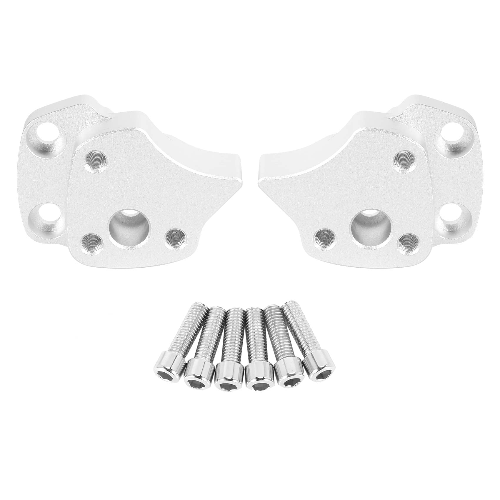 Vycowb 25Mm Lenker Riser für FJR1300 FJR 1300 2001-2005 Silber Lenker Bar Steigleitung Motorrad ZubehöR Teile Vycowb 25Mm Lenker Riser für FJR1300 FJR 1300 2001-2005 Silber Lenker Bar Steigleitung Motorrad ZubehöR Teile von Vycowb