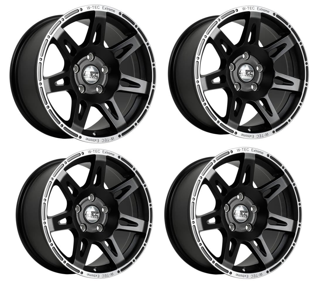 4x Alufelge W-TEC EXTREME 8,5x20" ET+40 mit TÜV Teilegutachten Felge schwarz-silber ab Baujahr 2023 4x Alufelge W-TEC EXTREME 8,5x20" ET+40 mit TÜV Teilegutachten Felge schwarz-silber ab Baujahr 2023 von W-TEC WHEELS