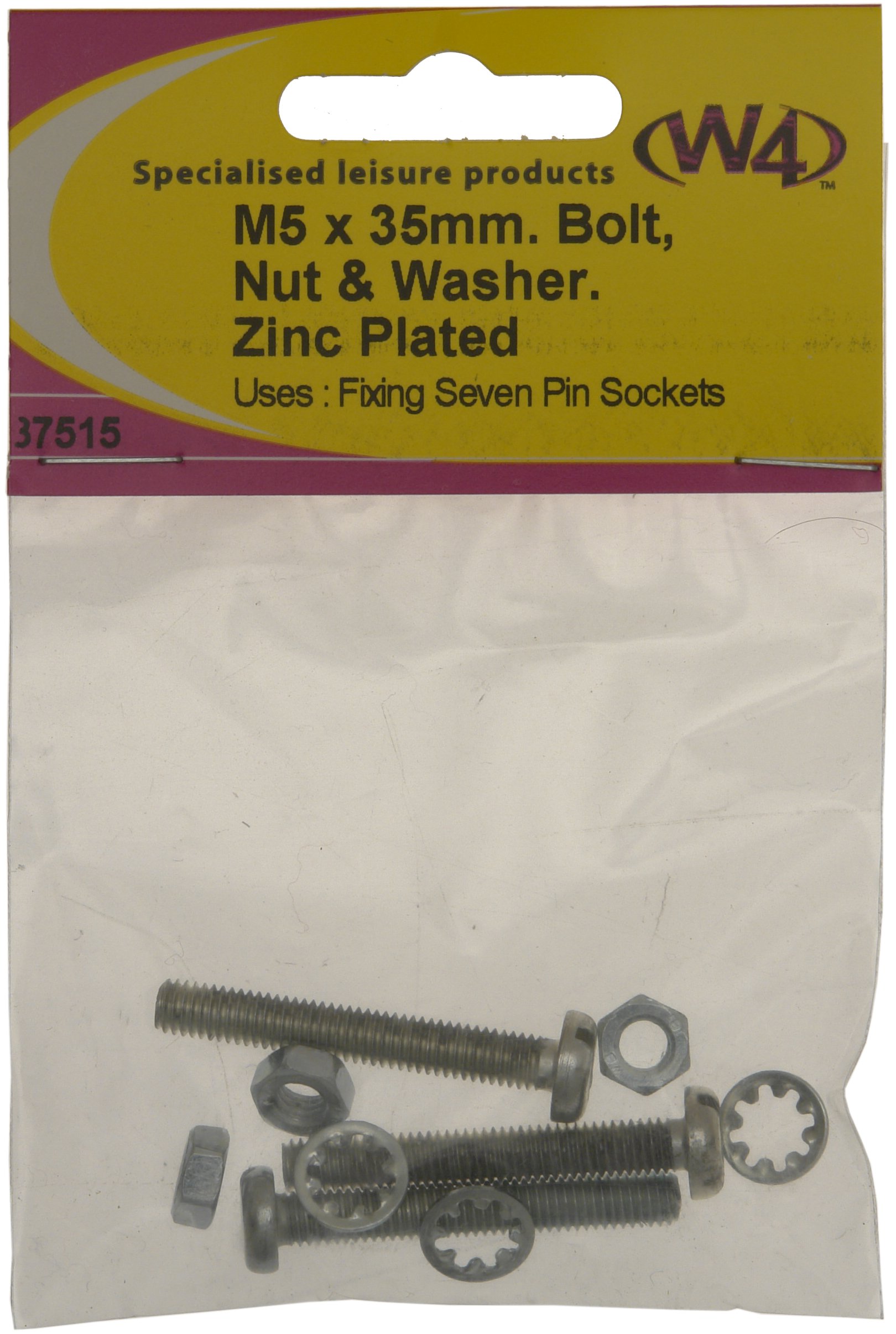 W4 Seven-Pin Bolt Set - Silver von W4