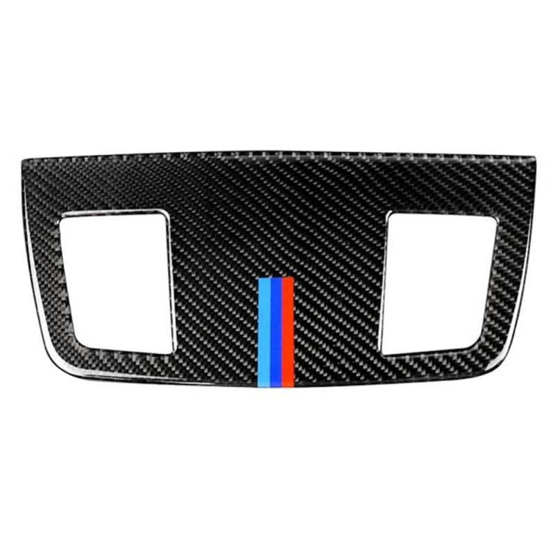 Auto Interieurleisten Kohlefaser-Armaturenbrett-Luftauslass-Rahmenabdeckung, passend for BMW 3er E90 / E91 (Color Name : Black) von WABTU