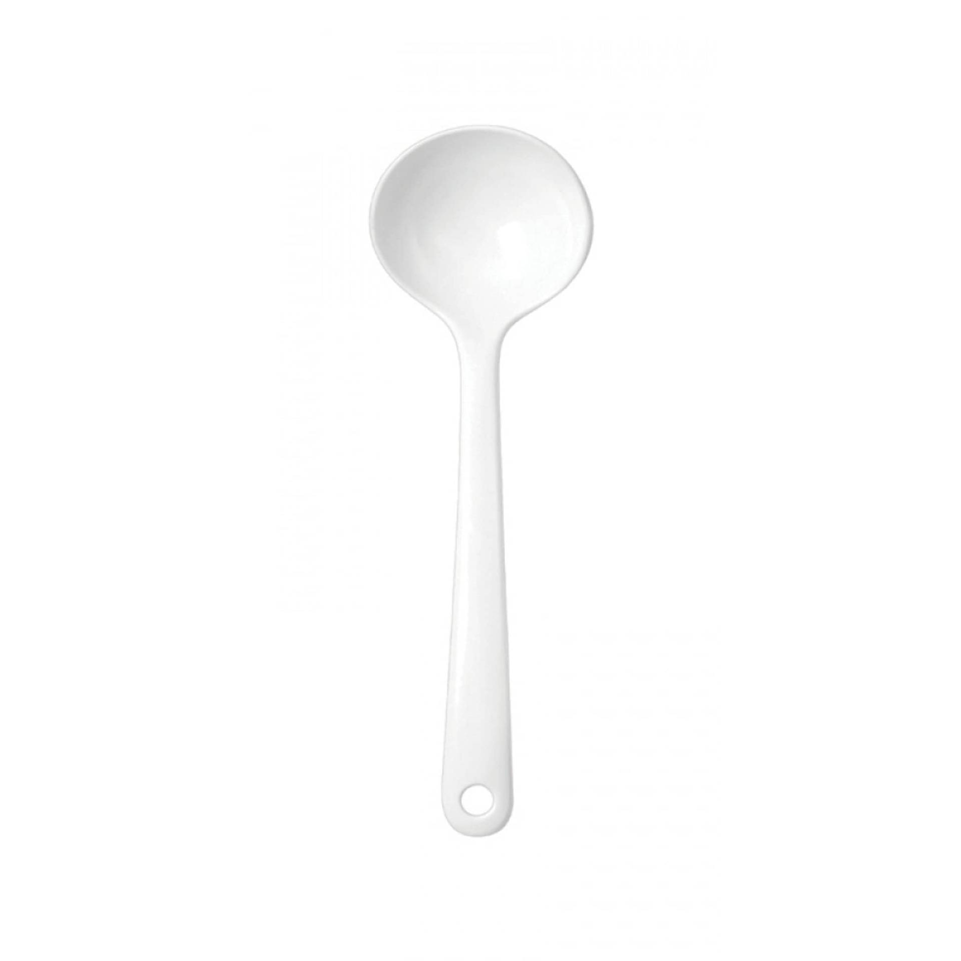 WACA 0255 Schöpfkelle Küchenhelfer Mehrwegartikel, Farbe:weiß, Größe:130 ml von WACA