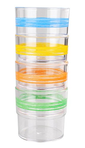 Waca Trinkglas SAN 4er Pack 200 ml von WACA