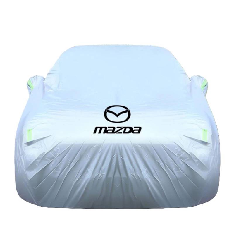 Auto Abdeckplane, für Mazda CX-5 2.2 Diesel 2012-2025 Outdoor Vollgarage atmungsaktiv wasserdicht Abdeckung Komplett für alle Jahreszeiten Autoplane,B von WACDXST