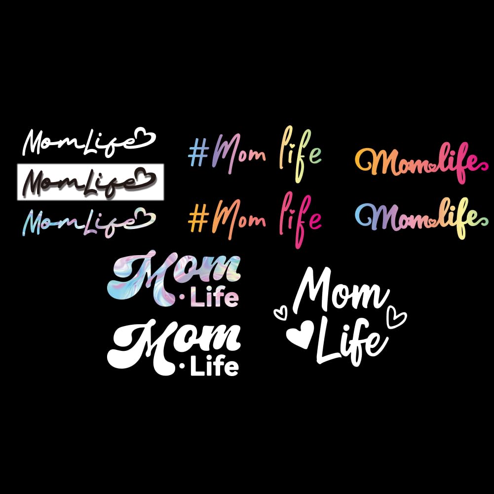 WADORN 5 Stück Bunte Reflektierende Vinyl Aufkleber „Mom Life“ Fürs Auto Aufkleber Mit Aufschrift „Mom Life Heart Outdoors“ Wasserdicht Für Autofenster Für Fenster Autos LKWs Laptops Wasserflaschen WADORN 5 Stück Bunte Reflektierende Vinyl Aufkleber „Mom Life“ Fürs Auto Aufkleber Mit Aufschrift „Mom Life Heart Outdoors“ Wasserdicht Für Autofenster Für Fenster Autos LKWs Laptops Wasserflaschen von WADORN