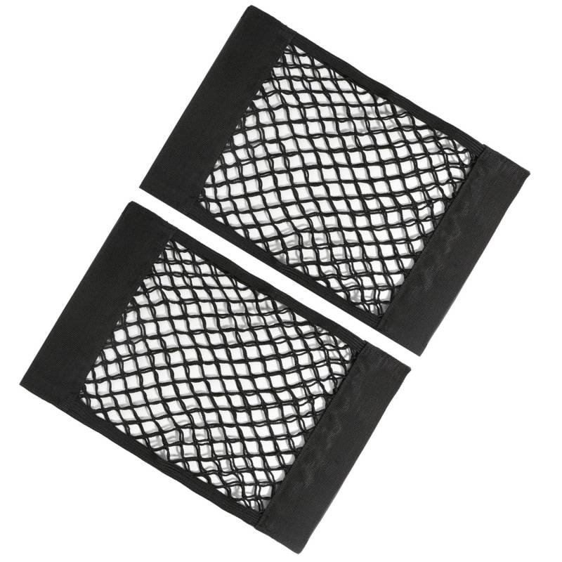 Wady Transportset für Kofferraum, Netz, Kofferraumwanne, für Rücksitz, elastisch, für Gepäck, Aufbewahrung, Tasche, Organizer, 2er-Pack von WADY
