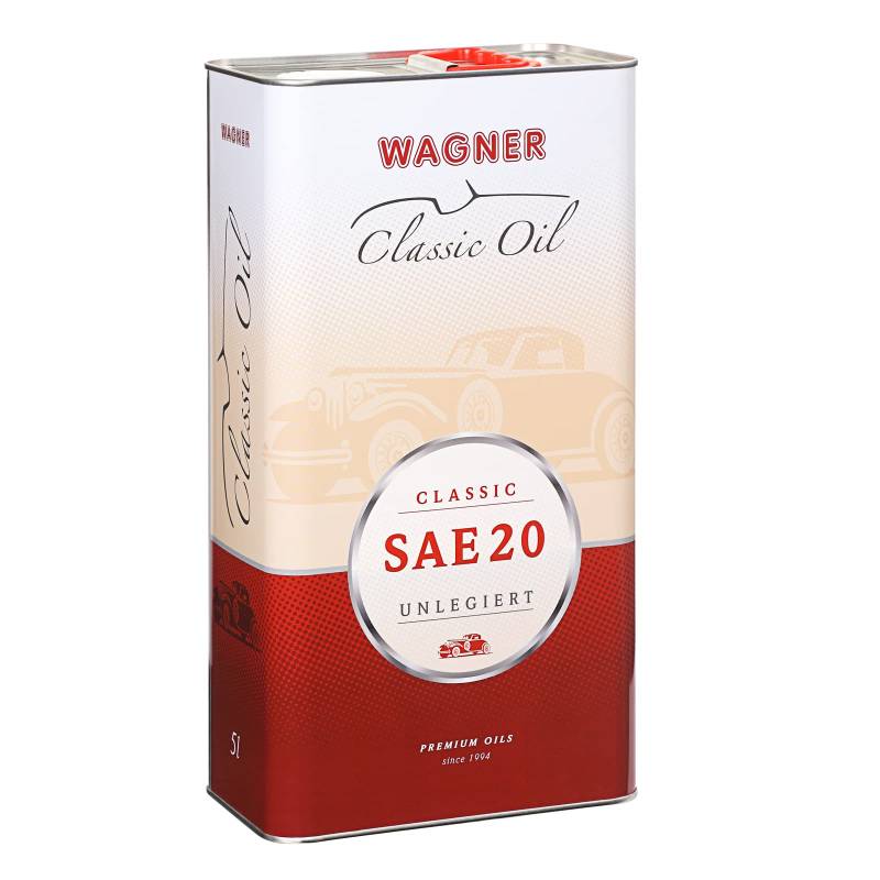 WAGNER Classic Motorenöl SAE 20 / SAE 20W/20, unlegiert - 420005-5 Liter von WAGNER Spezialschmierstoffe GmbH & Co. KG