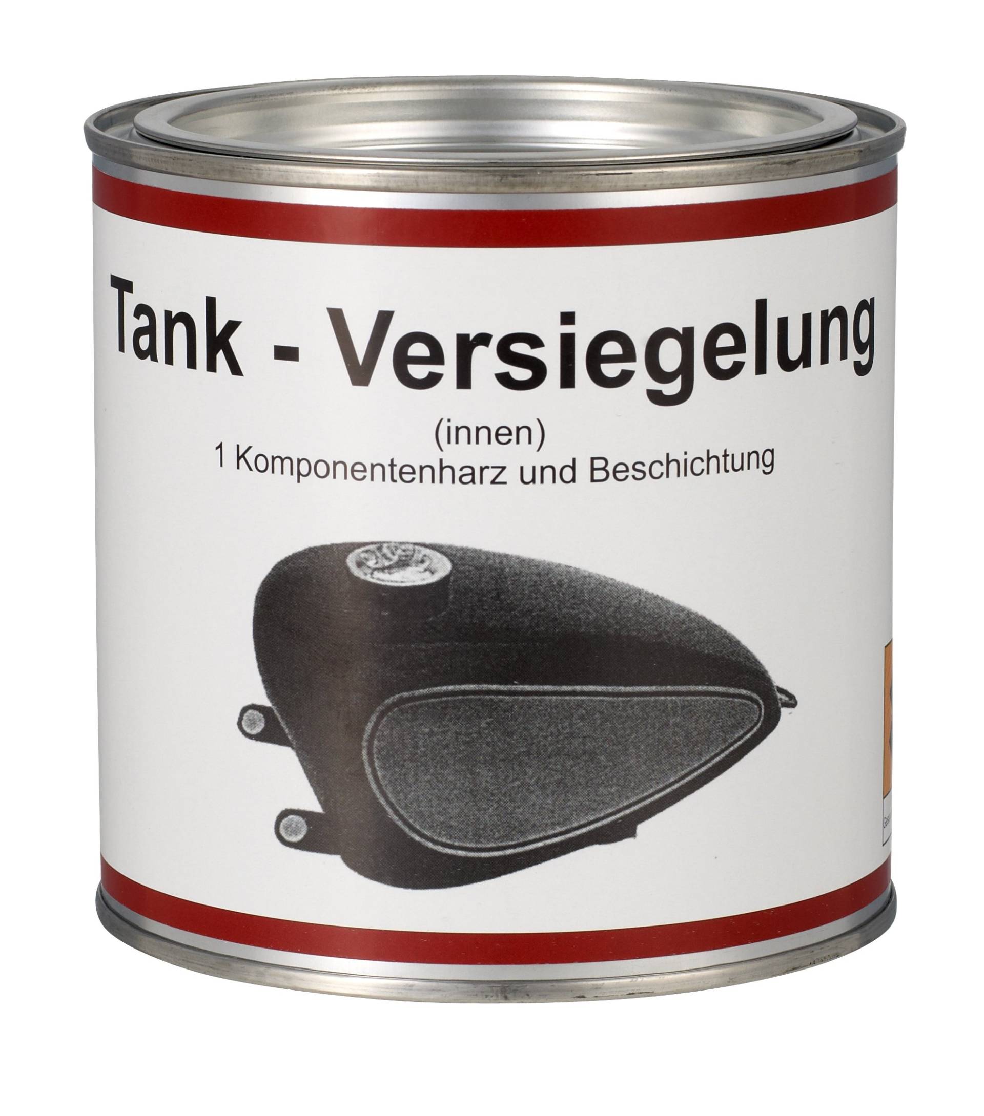 Wagner Tankversiegelung - Einkomponenten Polyurethanharz, Ethanolfest | Tank Versiegelung Innen Bietet Rost- & Korrosionsschutz für Stahl-&Kunststofftanks | Tankversiegelung Motorrad, 500ml für 60L von Wagner
