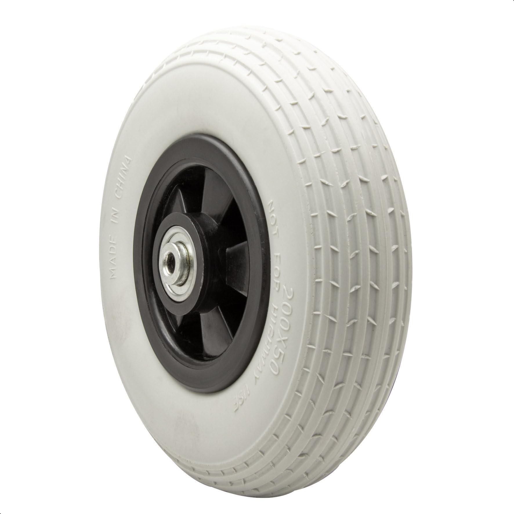 Wagner Rad - PANNENSICHER - PU geschäumtes Rad, Durchmesser Ø Rad 200 mm, Achse 8 mm, Tragkraft 100 kg - 04820201 Wagner Rad - PANNENSICHER - PU geschäumtes Rad, Durchmesser Ø Rad 200 mm, Achse 8 mm, Tragkraft 100 kg - 04820201 von WAGNER