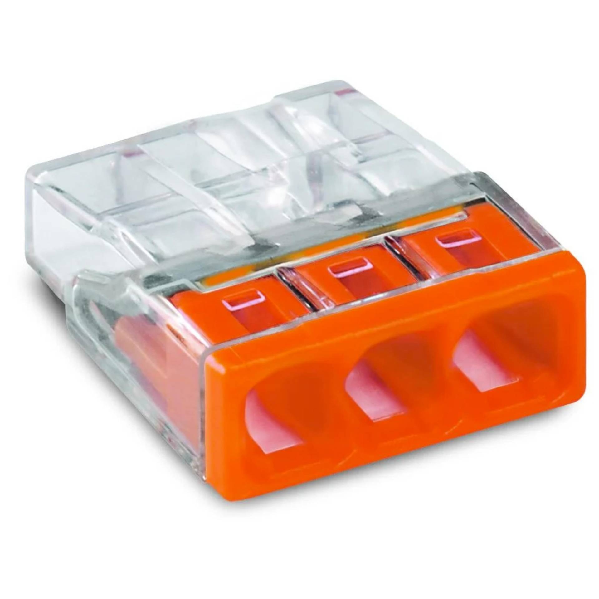 WAGO Verbindungsklemmen 2273-203 | 3 Leiter, bis 2,5 mm², 100 Stück, COMPACT Verbindungsklemme für eindrähtige Leiter, bestätigte Anwendungssicherheit, kleinstmögliche Bauform WAGO Verbindungsklemmen 2273-203 | 3 Leiter, bis 2,5 mm², 100 Stück, COMPACT Verbindungsklemme für eindrähtige Leiter, bestätigte Anwendungssicherheit, kleinstmögliche Bauform von WAGO