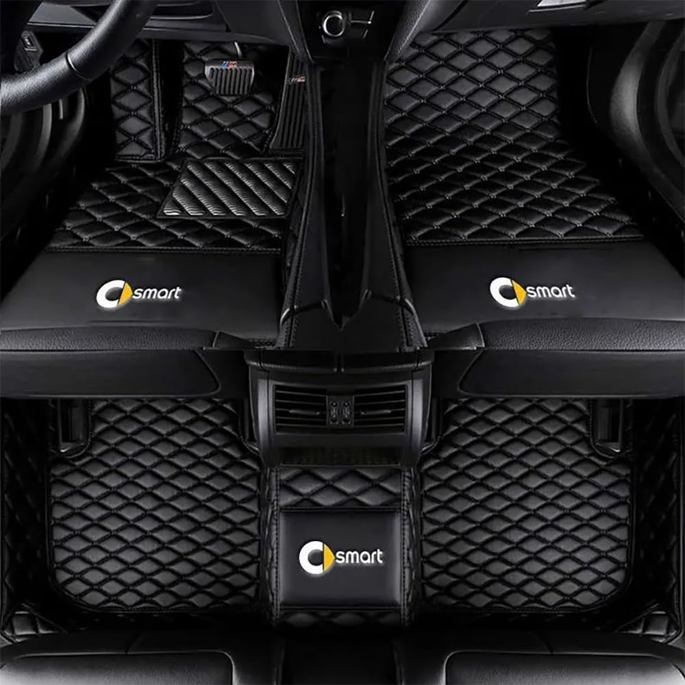 Fussmatten Auto, für Smart #1 SUV 2023+ LHD Custom Wasserdicht Anti Rutsch Bodenmatten Abnutzung FußMatten.,A von WAIKUB