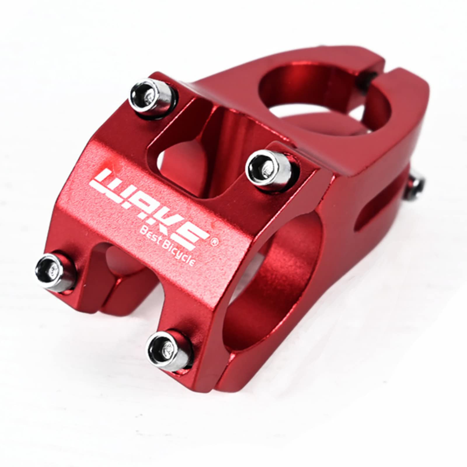 Wake Fahrrad Vorbauten, Aluminiumlegierung Mountainbike Vorbau, Fahrradlenker Vorbau für Die meisten Fahrrad BMX MTB Rennrad 31,8mm 45mm Rot Wake Fahrrad Vorbauten, Aluminiumlegierung Mountainbike Vorbau, Fahrradlenker Vorbau für Die meisten Fahrrad BMX MTB Rennrad 31,8mm 45mm Rot von WAKE