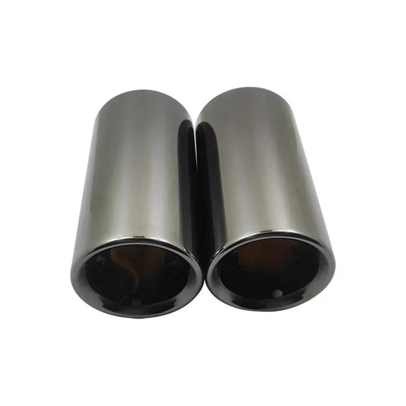 Auspuffblende Auspuff Tipps Für F30 Für E90 Endrohr Edelstahl Auspuff Schalldämpfer Spitze Düse Auto Auspuff Schalldämpfer(Flat Black) von WALEQW