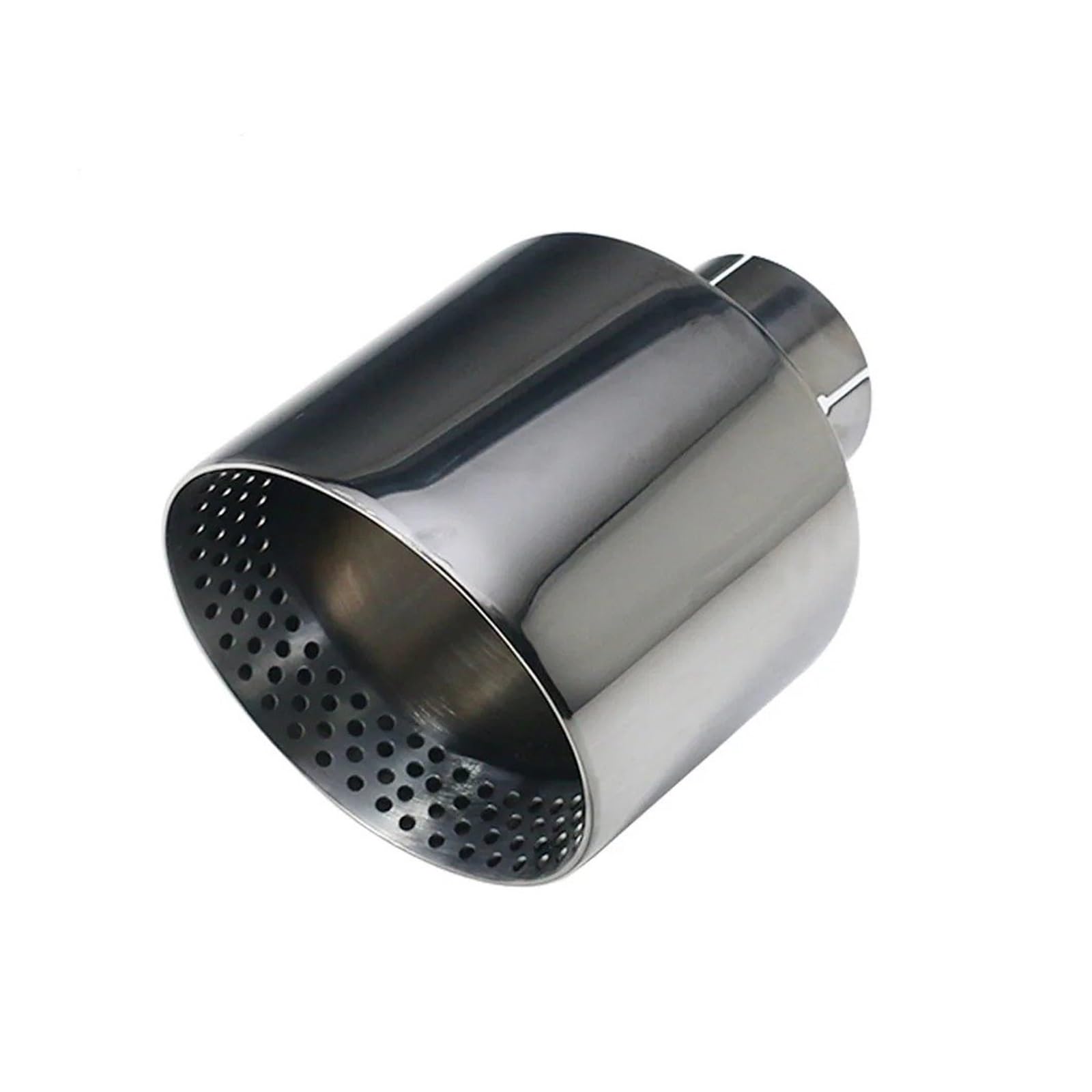 Auspuffblende Auto-Auspuffblende Schwarz Glänzend Schnittstelle 63 Mm Schräger Auslass 127 Mm Universelles Auto-Schalldämpfer-Endrohr Aus Edelstahl Mit Löchern Auto Auspuff Schalldämpfer Auspuffblende Auto-Auspuffblende Schwarz Glänzend Schnittstelle 63 Mm Schräger Auslass 127 Mm Universelles Auto-Schalldämpfer-Endrohr Aus Edelstahl Mit Löchern Auto Auspuff Schalldämpfer von WALEQW