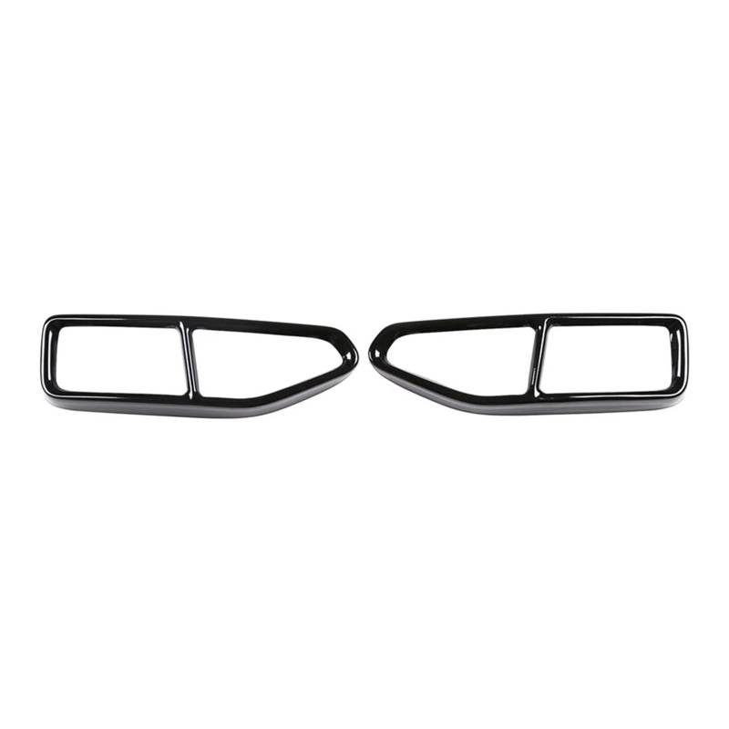 Auspuffblende Auto Edelstahl Auspuff Endrohrblende Vier Out Tail Throat Dekor Für 7er Für G11 Für G12 2019 2020 Auto Auspuff Schalldämpfer von WALEQW