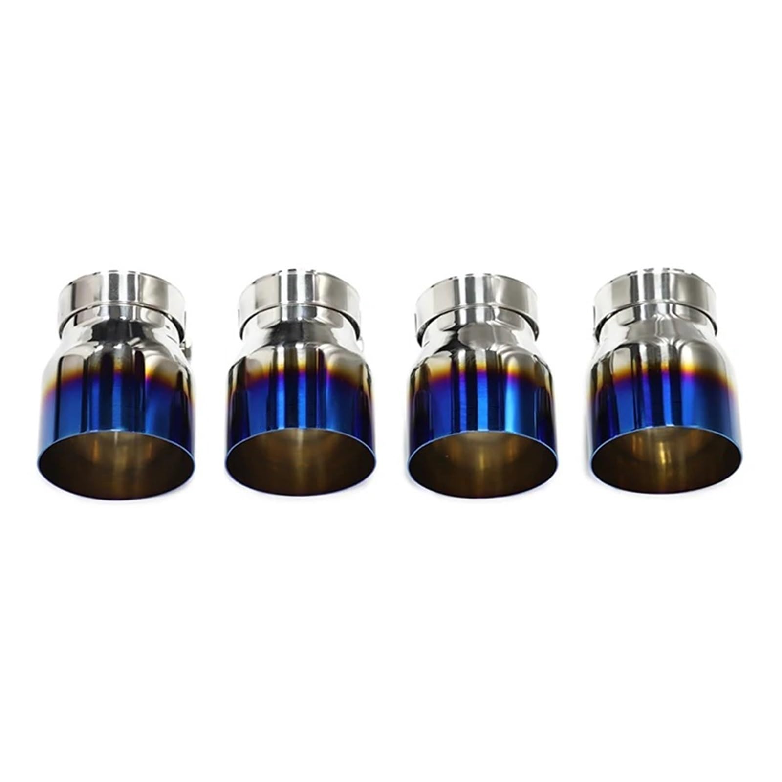 Auspuffblende Edelstahl-Auspuffblenden Für F87 Für M2 Für F80 Für M3 Für F82 Für F83 Für M4 Direkte Passform Auspuffblende Endrohrdüse Auto Auspuff Schalldämpfer(Blau) von WALEQW