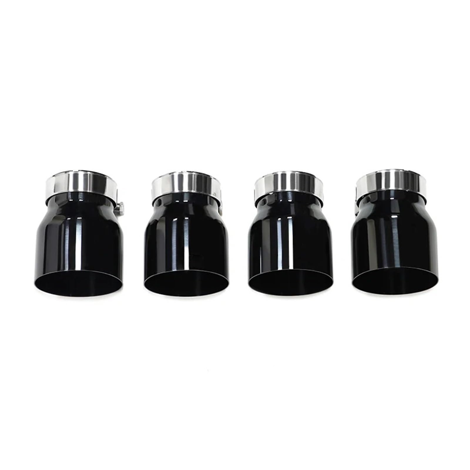 Auspuffblende Edelstahl-Auspuffblenden Für F87 Für M2 Für F80 Für M3 Für F82 Für F83 Für M4 Direkte Passform Auspuffblende Endrohrdüse Auto Auspuff Schalldämpfer(Schwarz) von WALEQW