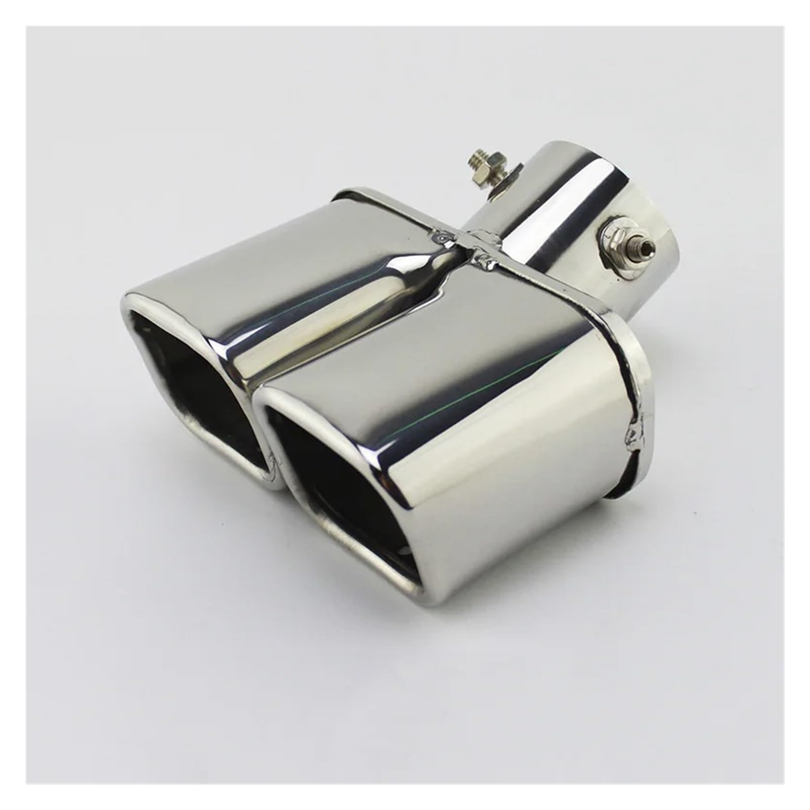 Auspuffblende Edelstahl-Auspuffrohr Schalldämpfer Endrohr Schalldämpfer Spitze Für Mitsubishi Für Outlander 2013-2022 Auto Hinten Schwanz Kehle Zubehör Auto Auspuff Schalldämpfer(Style-3) von WALEQW