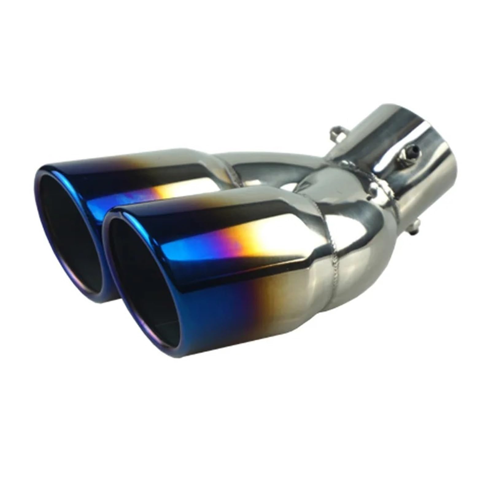 Auspuffblende Edelstahl-Auspuffrohr Schalldämpfer Endrohr Schalldämpfer Spitze Für Mitsubishi Für Outlander 2013-2022 Auto Hinten Schwanz Kehle Zubehör Auto Auspuff Schalldämpfer(Style-6) von WALEQW