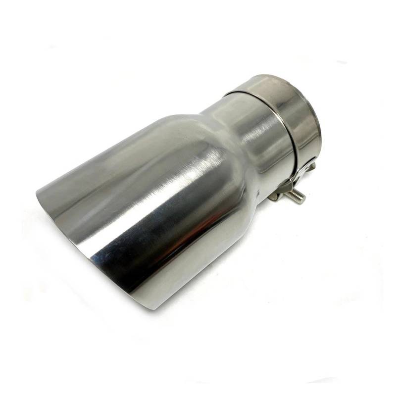 Auspuffblende Edelstahl-Fahrzeugumrüstung Universal-Auspuff Auto-Schalldämpfer Endrohr Auto-Modifikation Für E90 Auspuffblende Für W222-Rohr Auto Auspuff Schalldämpfer(ID 76mm-OD 89mm) von WALEQW