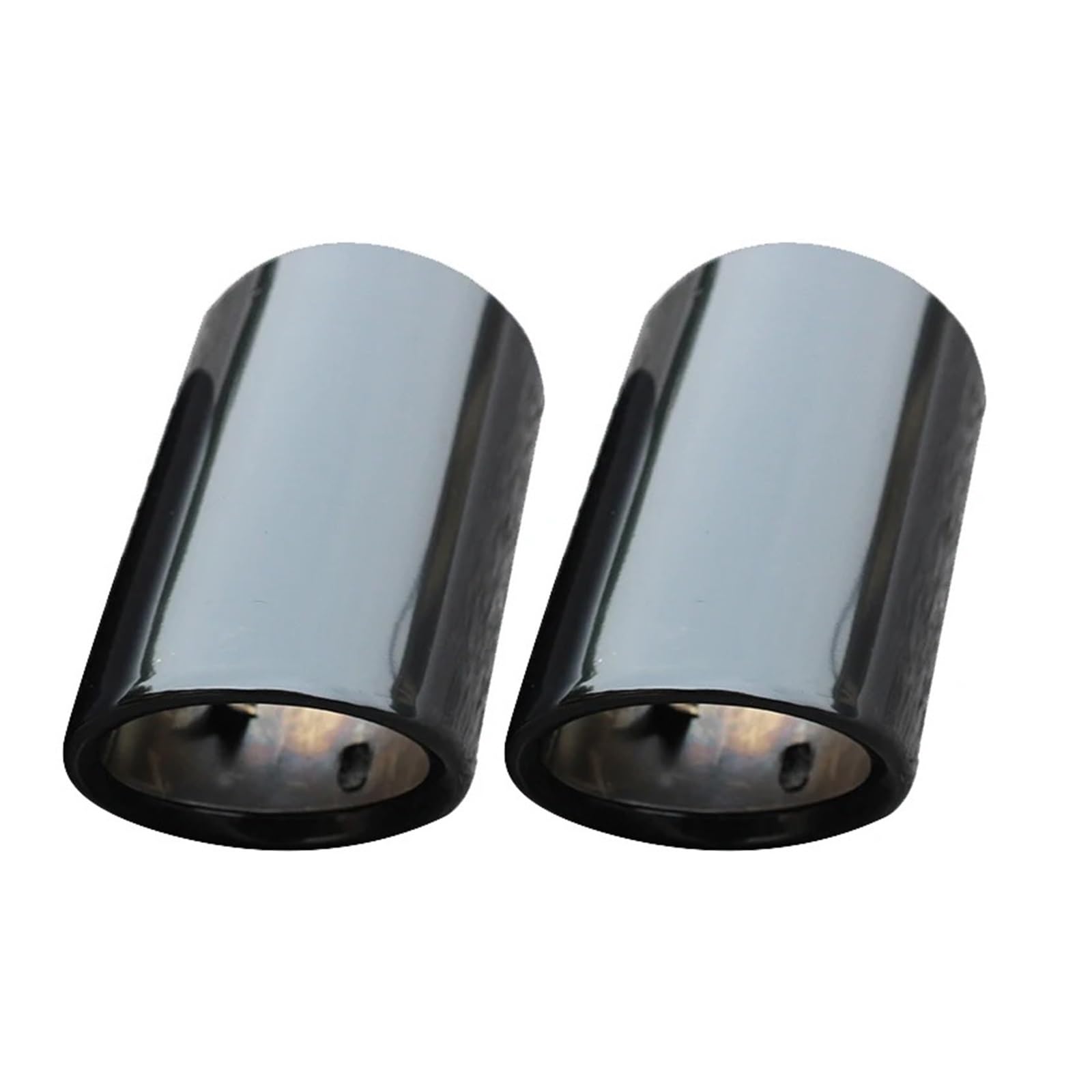 Auspuffblende Für A4 Für B8 2009 2010 2011 2012 2013 2014 2015 Zubehör Edelstahl Auto Auspuff Endrohr Trim Styling Auto Auspuff Schalldämpfer(Schwarz) von WALEQW