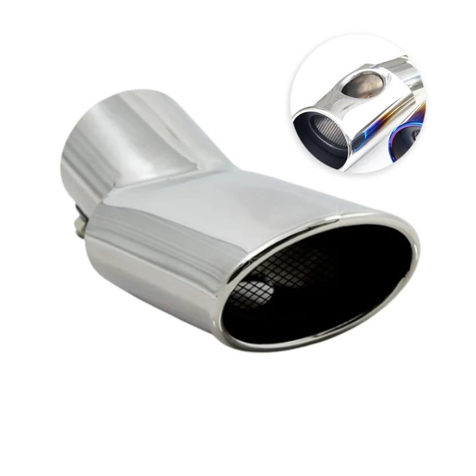 Auspuffblende Für Toyota Für Sienna Für XL30 2011-2023 Edelstahl-Auspuffrohr Schalldämpfer Endrohr Schalldämpfer Spitze Auto Heckklappe Zubehör Auto Auspuff Schalldämpfer(B) von WALEQW