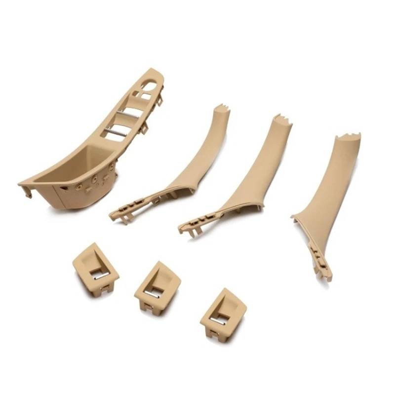 Innen Links Rechts Türgriff Für 5 Series F10 F11 520 525 Linkslenker LHD 2010–2017 Beige Schwarz Auto-Innentürgriff Innentürverkleidung Pull-Trim-Abdeckung Türgriff Innentür Auto von WALEQW