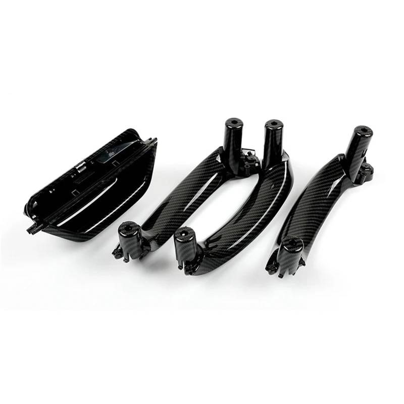 Innen Links Rechts Türgriff Für X3 Für X4 F25 F26 2010-2017 4 Stück Kohlefaser Links Rechts Innentürgriff LHD Innentürverkleidung Griff Pull Trim Abdeckung Türgriff Innentür Auto von WALEQW