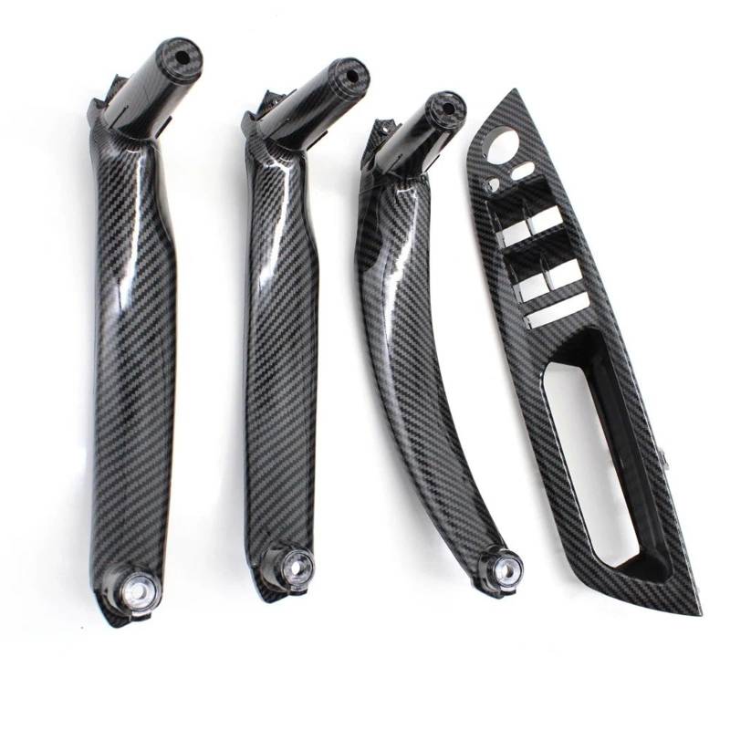 Innen Links Rechts Türgriff Für X5 Für X6 E70 E71 E72 2007 2008 2009 2010-2014 LHD RHD Verbesserte Innen Carbon Faser Türgriff Abdeckung Trim Ersatz Türgriff Innentür Auto von WALEQW