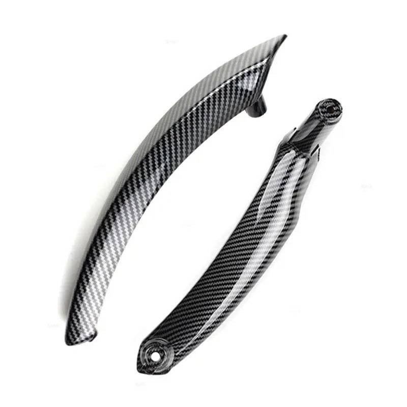 Innen Links Rechts Türgriff Für X5 Für X6 E70 E71 E72 2008 2009 2010-2013 ABS Carbon Textur Auto Innen Tür Panel Griff Pull Handläufe Trim Abdeckung Türgriff Innentür Auto von WALEQW