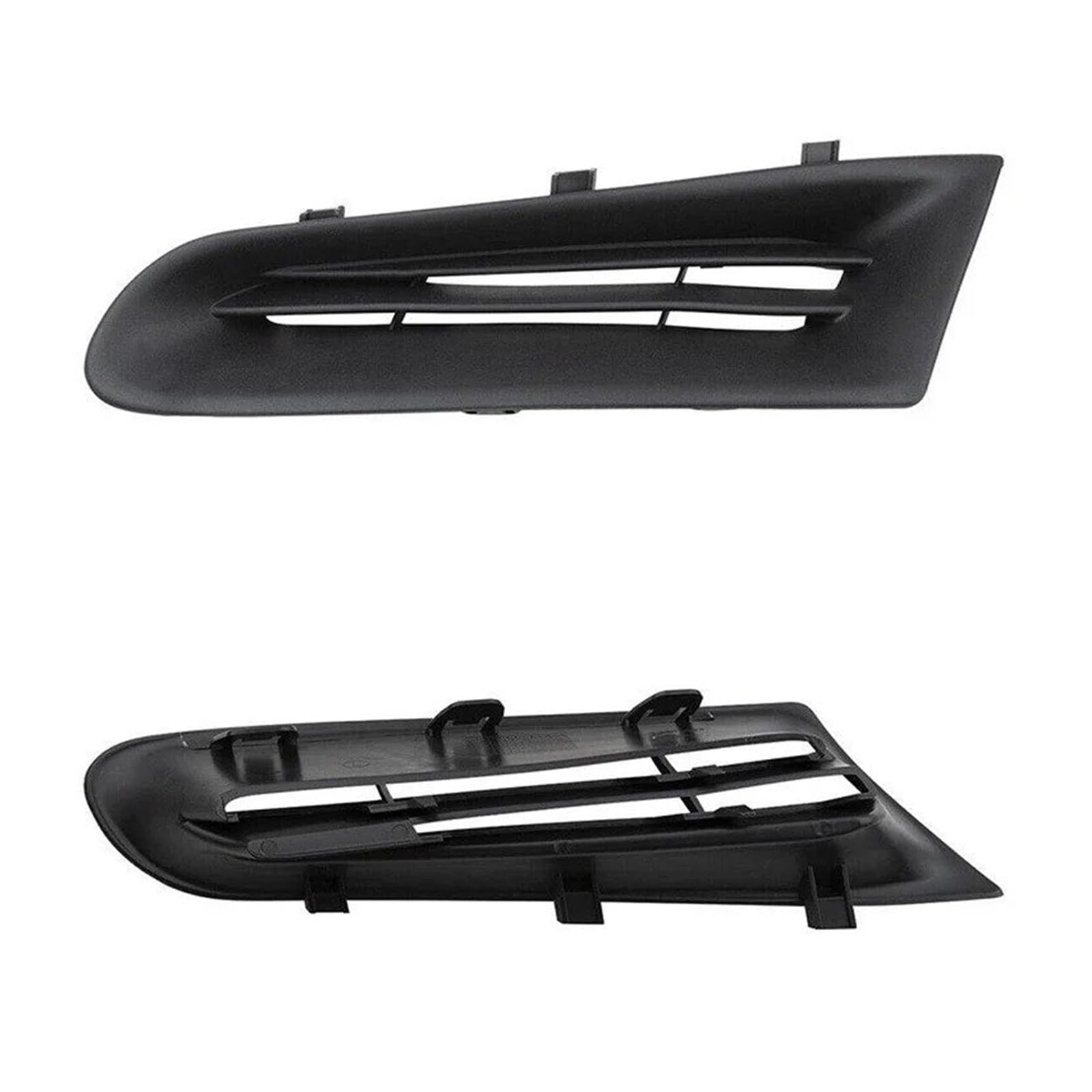Kühlergrill Grill Auto Front Stoßstange Grill Für Clio Für MK3 2005 2006-2009 Nebel Licht Offene Entlüftungs Grille Intake Nebel Licht Scheinwerfer Abdeckung Nieren Kühlergrill(Only 1 Left) von WALEQW