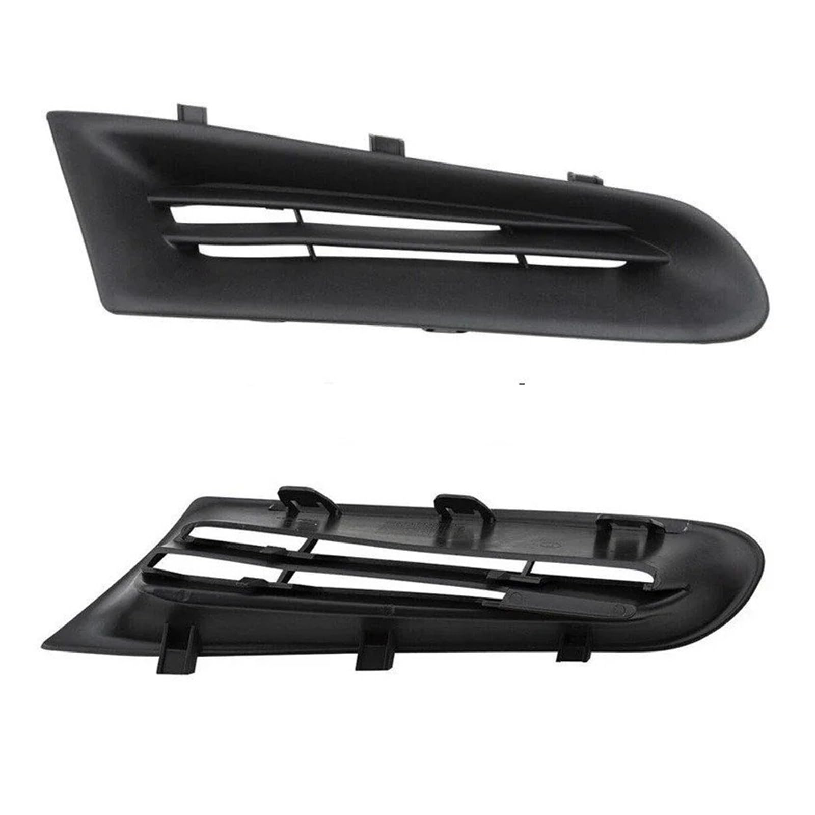 Kühlergrill Grill Auto Front Stoßstange Grill Für Clio Für MK3 2005 2006-2009 Nebel Licht Offene Entlüftungs Grille Intake Nebel Licht Scheinwerfer Abdeckung Nieren Kühlergrill(Only 1 Right) von WALEQW