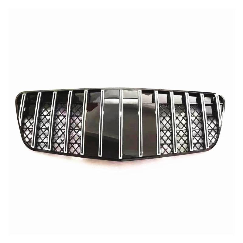 Kühlergrill Grill Racing Grills Für Für Benz Für W211 Für E Klasse 2007 2008 2009 Auto Oberen Stoßstange Haube Mesh Gitter Stil Frontgrill Nieren Kühlergrill(Chrom) von WALEQW