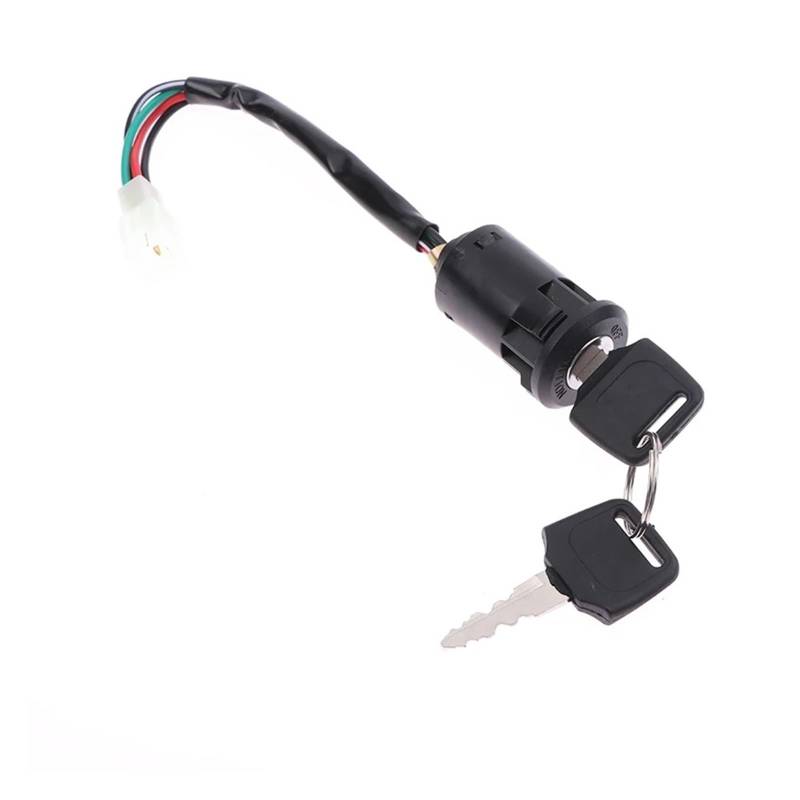 Zündspule 1 Set 50cc-250cc Für ATV Motorrad Mit Draht Start Schalter Türschlösser Strand Bike Männlichen Zündschlüssel Schalter Motorrad-Zündkerze von WALEQW