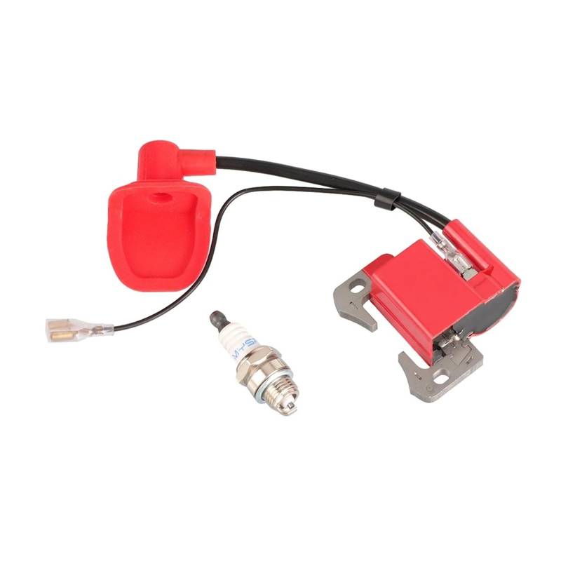 Zündspule Für 2 Takt 33cc 43cc 47cc 49cc 50cc Mini Moto Dirt Pocket Bike Moped Chopper Scooter Kinder ATV Quad Go Kart Zündspule Motorrad-Zündkerze(D-Ignition Coil Kit) von WALEQW