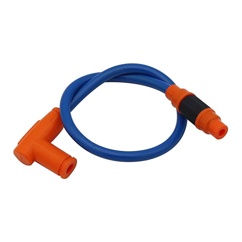Zündspule Motorrad-Booster-Drahtspule Schnellanschluss Zündkabel Zündkerzenstecker Universelle Änderungsteile Motorrad-Zündkerze(Blau) von WALEQW