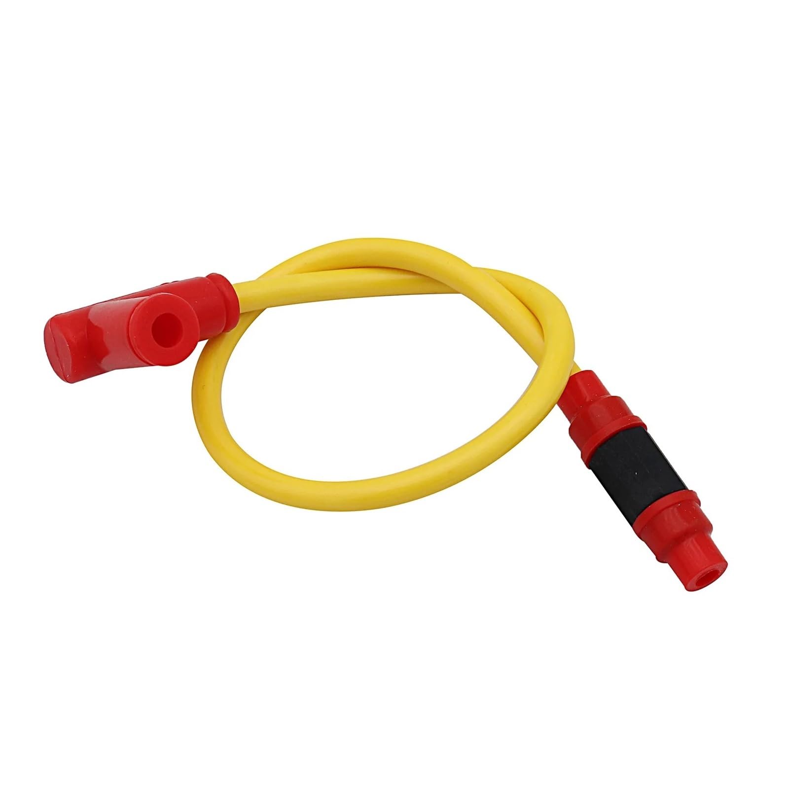 Zündspule Motorrad-Booster-Drahtspule Schnellanschluss Zündkabel Zündkerzenstecker Universelle Änderungsteile Motorrad-Zündkerze(Gelb) von WALEQW