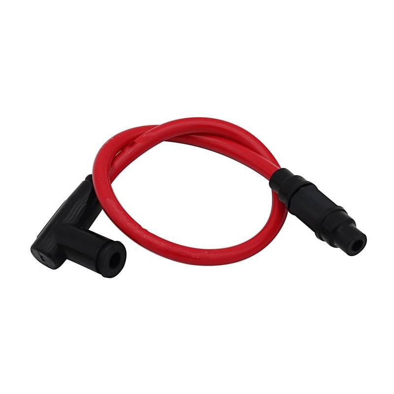 Zündspule Motorrad-Booster-Drahtspule Schnellanschluss Zündkabel Zündkerzenstecker Universelle Änderungsteile Motorrad-Zündkerze(Rot) von WALEQW