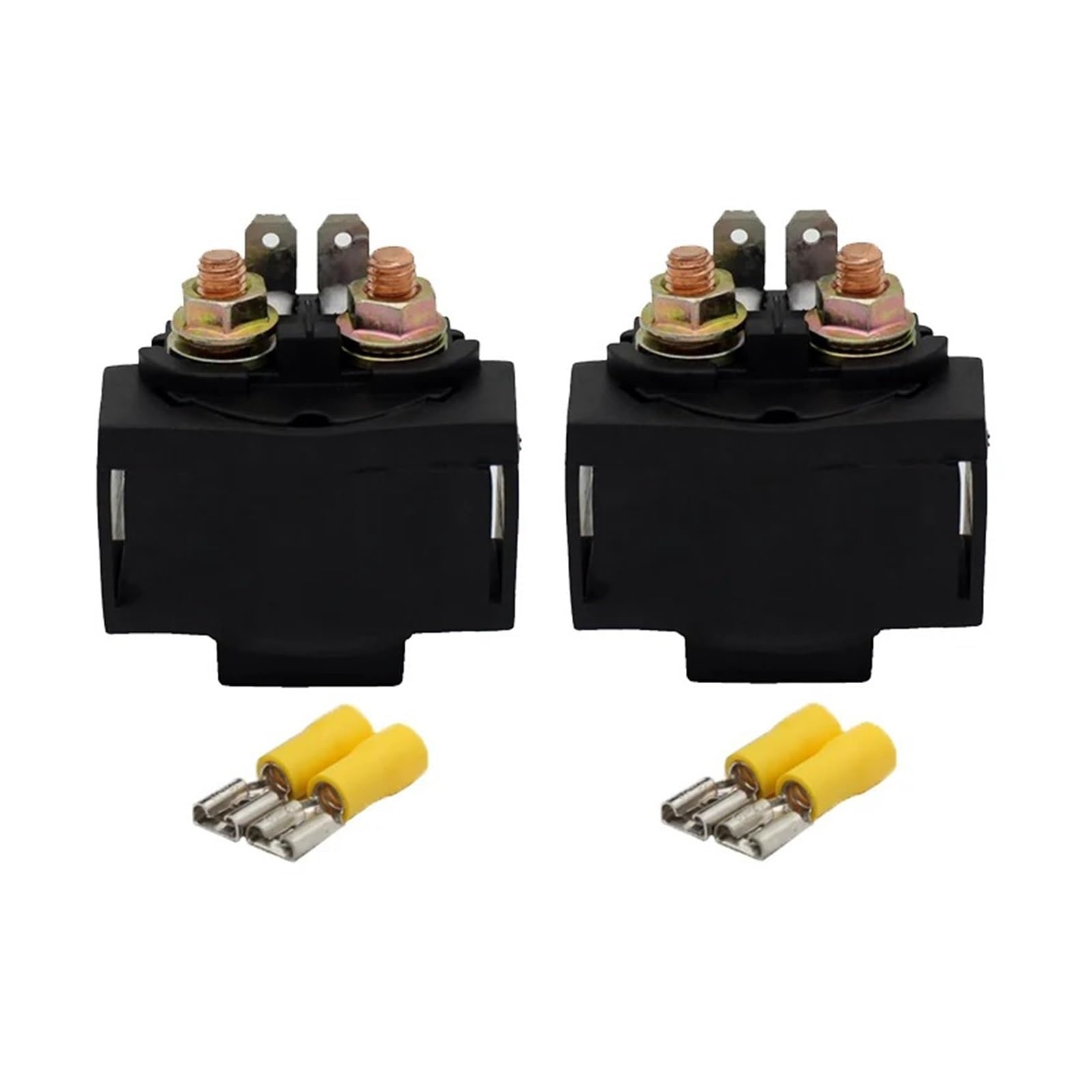 Zündspule Motorrad Starter Magnet Relais Für Kawasaki ZL 600 Für Eliminator Für KLR650 VN 750 Für Vulcan EN450 ZR400 ZR550 ZR750 Für Zephyr Motorrad-Zündkerze(2) von WALEQW