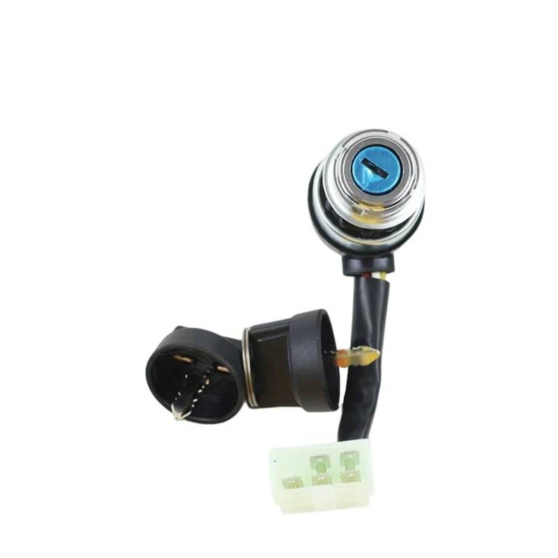 Zündspule Universal 5 Draht 6 Pin Zündschlüssel Schalter Starten Schloss Für Dirt Pit Bike Für ATV Go Kart Motorrad Teile Accessoeirs Motorrad-Zündkerze(Modle 2) von WALEQW