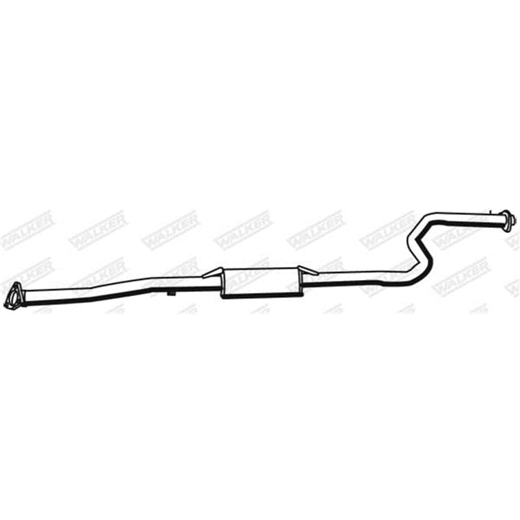 Walker Mittelschalld?mpfer Honda Civic von WALKER
