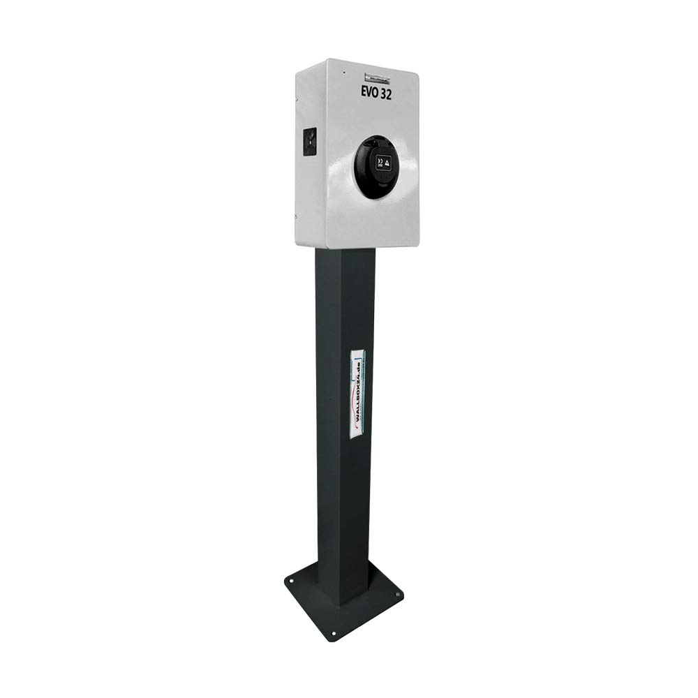 Standfuß Wallbox EVO Serie schwarz für Elektrofahrzeug Hybrid EV Stele Standsäule Standfuß Wallbox EVO Serie schwarz für Elektrofahrzeug Hybrid EV Stele Standsäule von WALLBOX24.de DER E-PROFI...