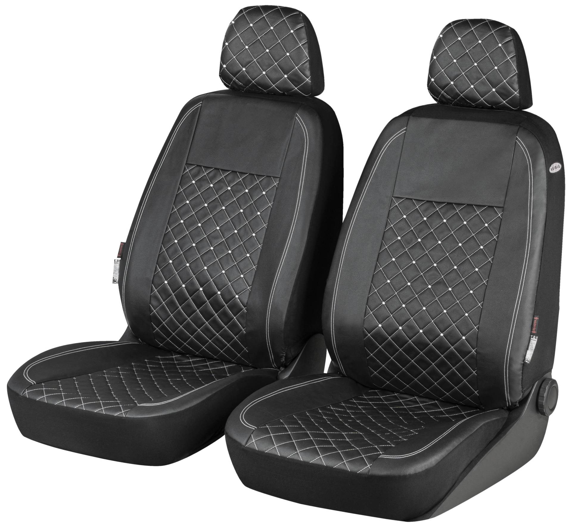 Autositzbezug Scarlett verziert mit Kristallen von Swarovski® für zwei Vordersitze von WALSER