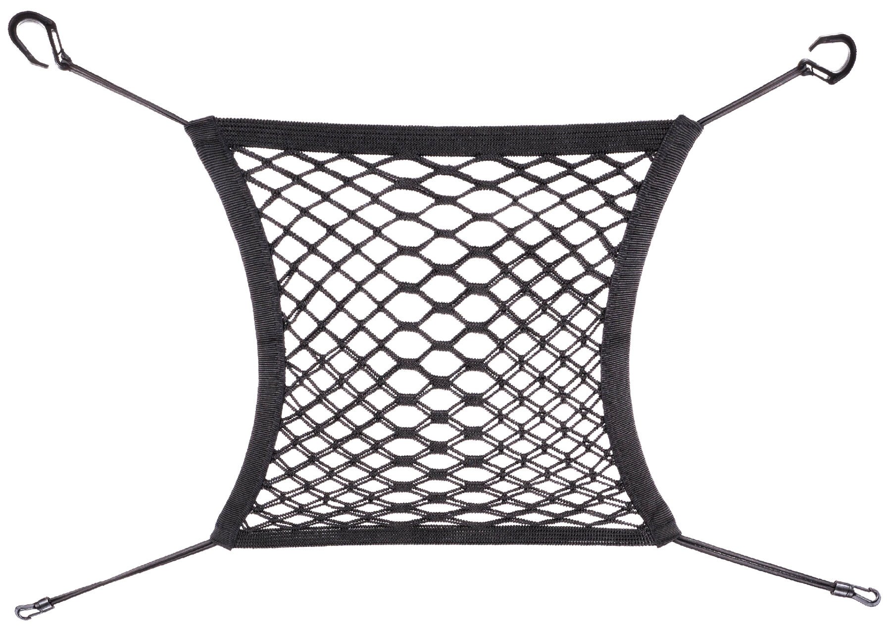 Gepäcknetz für Vordersitze, Transportnetz, Auto-Schutznetz 25x30 cm schwarz Gepäcknetz für Vordersitze, Transportnetz, Auto-Schutznetz 25x30 cm schwarz von WALSER