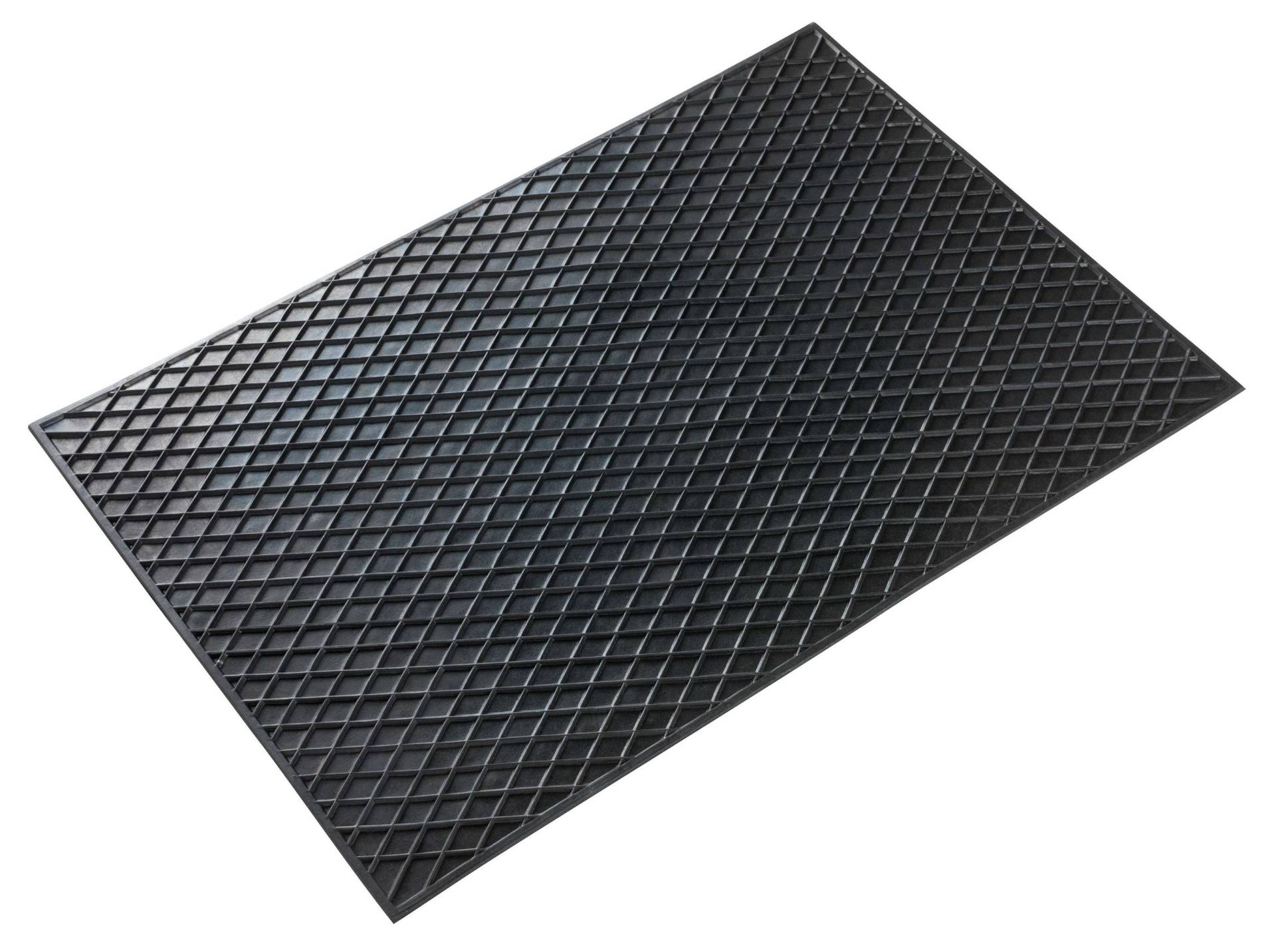 Gummimatte Rechteck, zuschneidbare Wabenmatte ca. 70x50 cm schwarz von WALSER