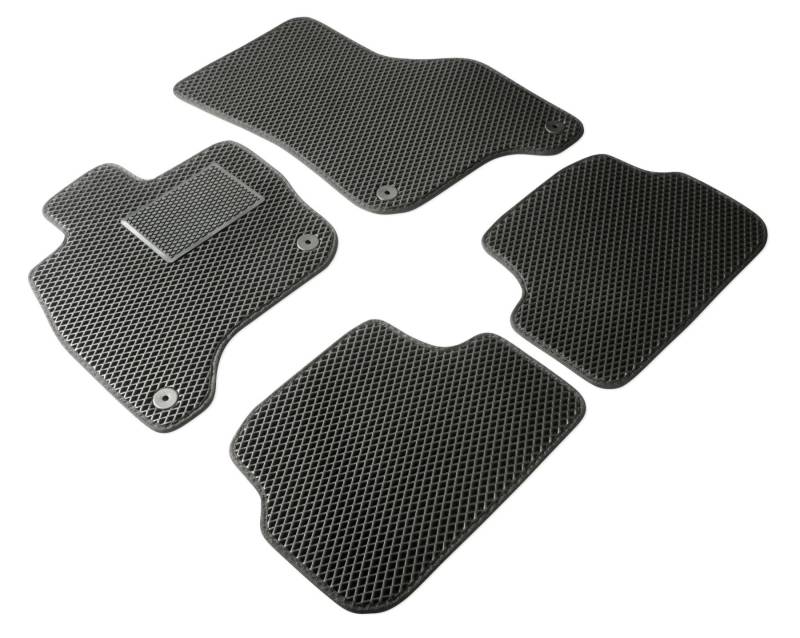 Gummimatten Qlean Mats für VW Touareg 01/2010-12/2018 von WALSER